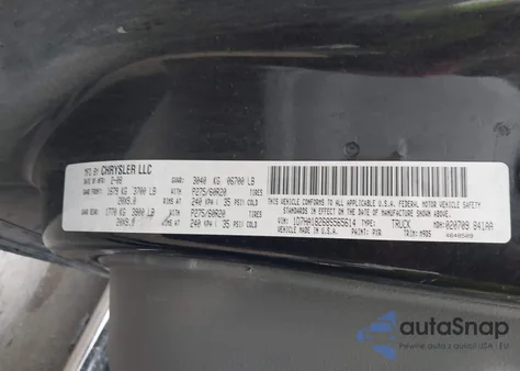 2008 Dodge Ram 1500 Slt z USA, uszkodzony, nr VIN 1D7HA18268S565614